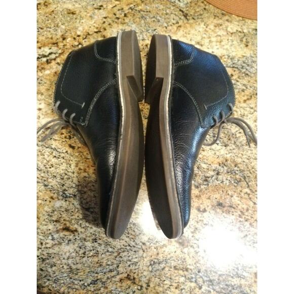 Reaction Kenneth Cole Desert Sun Black Pebbled Leather Mens Size 9 M - Picture 7 of 11